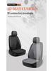 3D Fabric Car Seat Cushion Set - Breathable, Non-Slip, All Seasons, Suspended Style, Square Design.