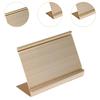 Sign Holder L Type Information Display Label Holder Table Top Sign Stand Price Tag Holder for Hotels Offices Shopping Malls