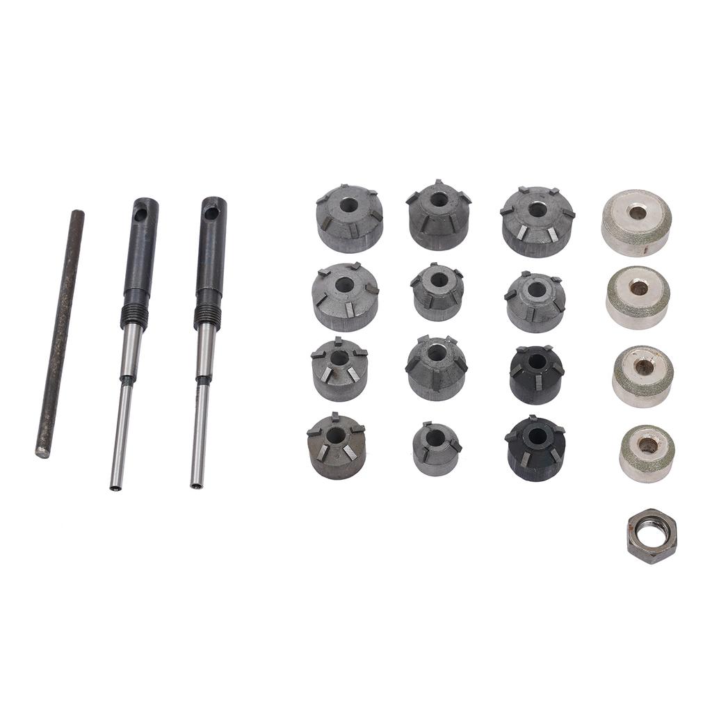 Seat Reamer Grinding Wheel Set Repair Cutter Tool Valve Seat Reamer Motorcycle Repair Displacement Cutter Valve Tool Set