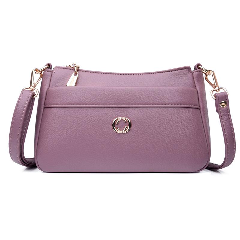 

2025 Women s Practical Single Shoulder Crossbody Handbags фиолетовый