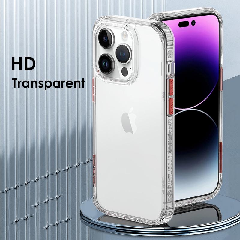 

HD прозрачный чехол для телефона для Iphone 13 14 Pro Max противоударный защитный мягкий каркас с жесткой задней крышкой для IPHON 14Plus 14Pro 13Pro iPhone 13 прозрачный