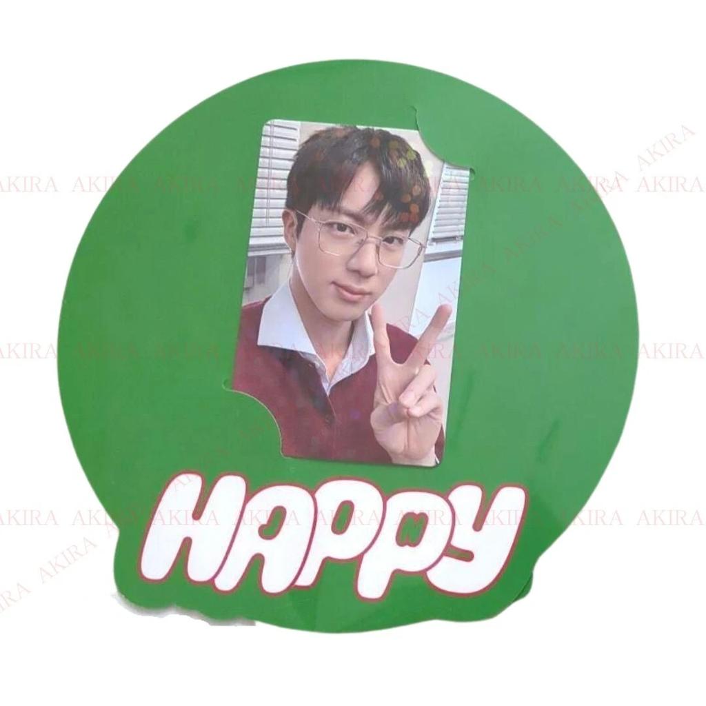 JIN SOLO ALBUM HAPPY JAPAN POB Photo Card POST CARD JPFC ARMY UMS BTS