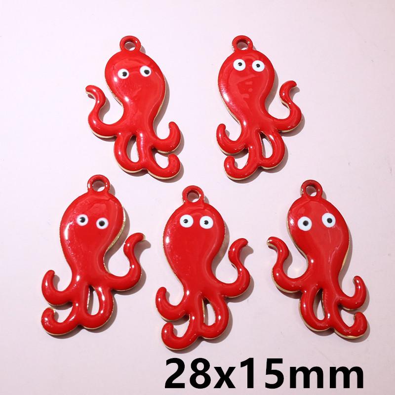 10pcs Stainless Steel Enamel Stripe Fish Charms Pendant 40x8/40x14mm DIY Jewelry Making Accessories for Necklace Earrings