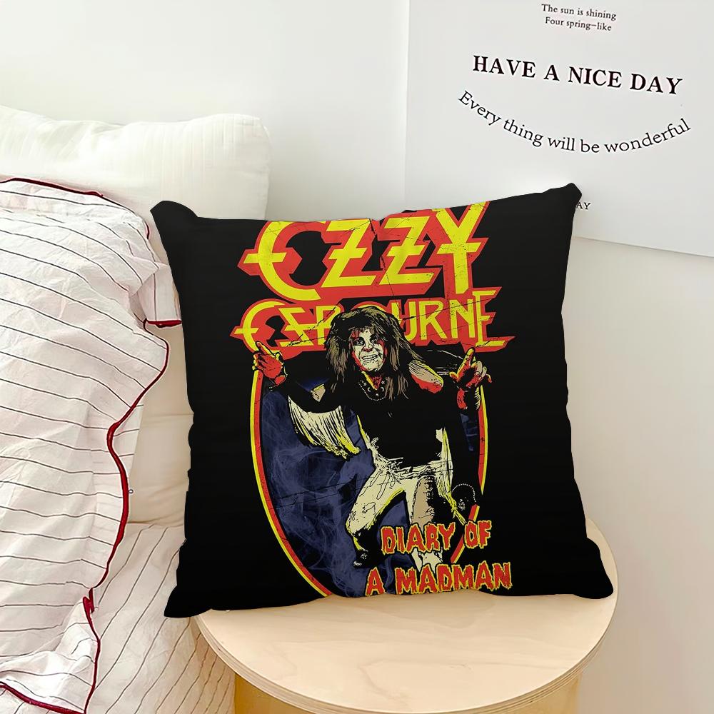 Classic Singer Ozzy O-Osbourne Cool cushion cover Soft Cushion Cases for Farmhouse Sofa Decor Home Decorations and Protector