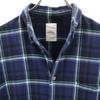 Name. made in Japan Long sleeve Check shirt 1 Navy Men's Used