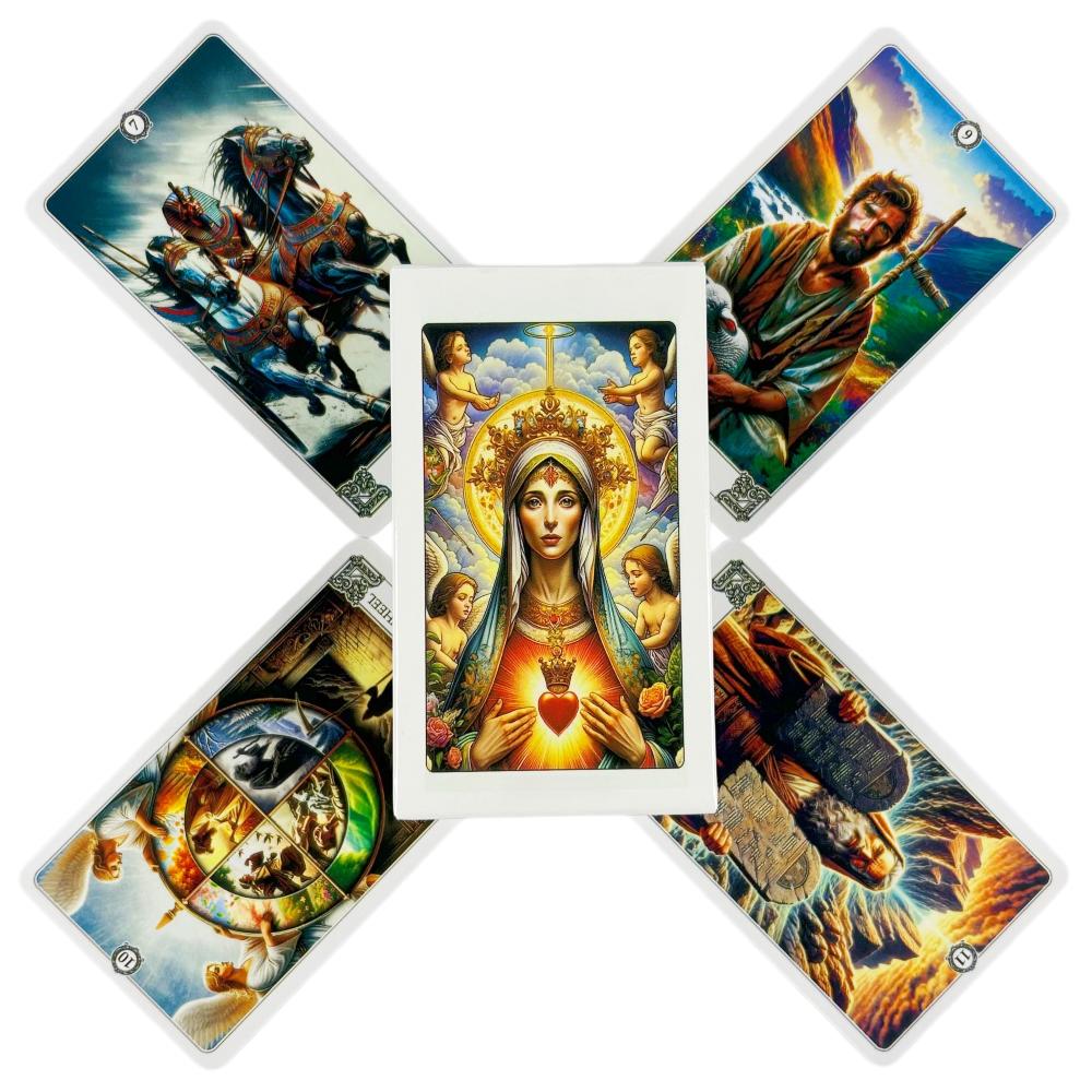 Tarot Cards Oracle Card Board Games Illustration Divination Wisdom Oracle Cards Party Desktop Toy Entertainment Leisure