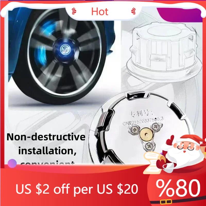 2025 Fierbinte 4 buc Lumini LED pentru Butuc Capac Mașină Iluminare Plutitoare Capace Centru Roată Pentru VW Volkswagen golf4/6/7 toutan passat ti