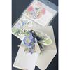Half Mask Three-dimensional Flower Greeting Card Creative Ins Simple Card Bouquet 3D Thanksgiving Blessing Thanksgiving Valentine's Day Birthday