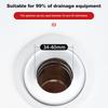 1pc Washbasin Bounce Core Anti Electroplating Odor Floor Drain Hole Plug, Downward Pressure Pop-Up Press Type Drainage