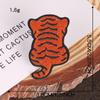 Tiger Head Embroidery Patch - Self-Adhesive Clothing Accessory