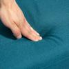Decorative Armchair in Breathable Linen-Effect Fabric with Rolled Armrests, 70x73x83 cm, Green
