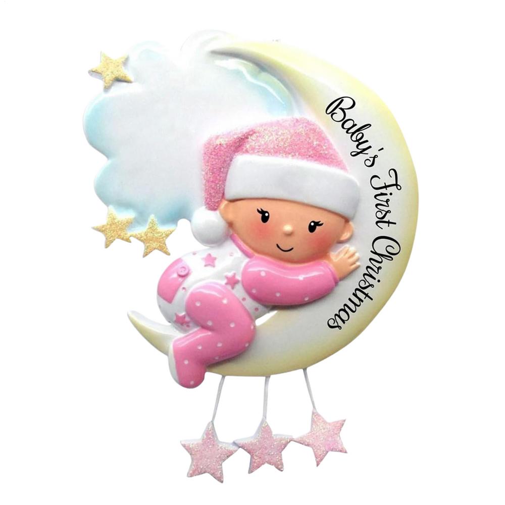 Christmas Tree Ornaments Window Resin Baby's First Christmas Ornament Pendant Hangable Tree Decorations For Indoor Family Window