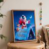 Disney DIY Painting Kit Christmas Mickey Classic Style Home Decor Craft Gift Idea Art Supplies Wall Decor Holiday Bedroom Living Room Decor