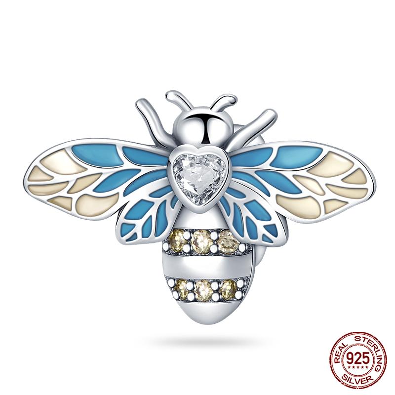 Fit Qikaola Original Bracelet Copper Flower Bird Series Charms Beads For Women Fashion Diy Jewelry Gifts Making