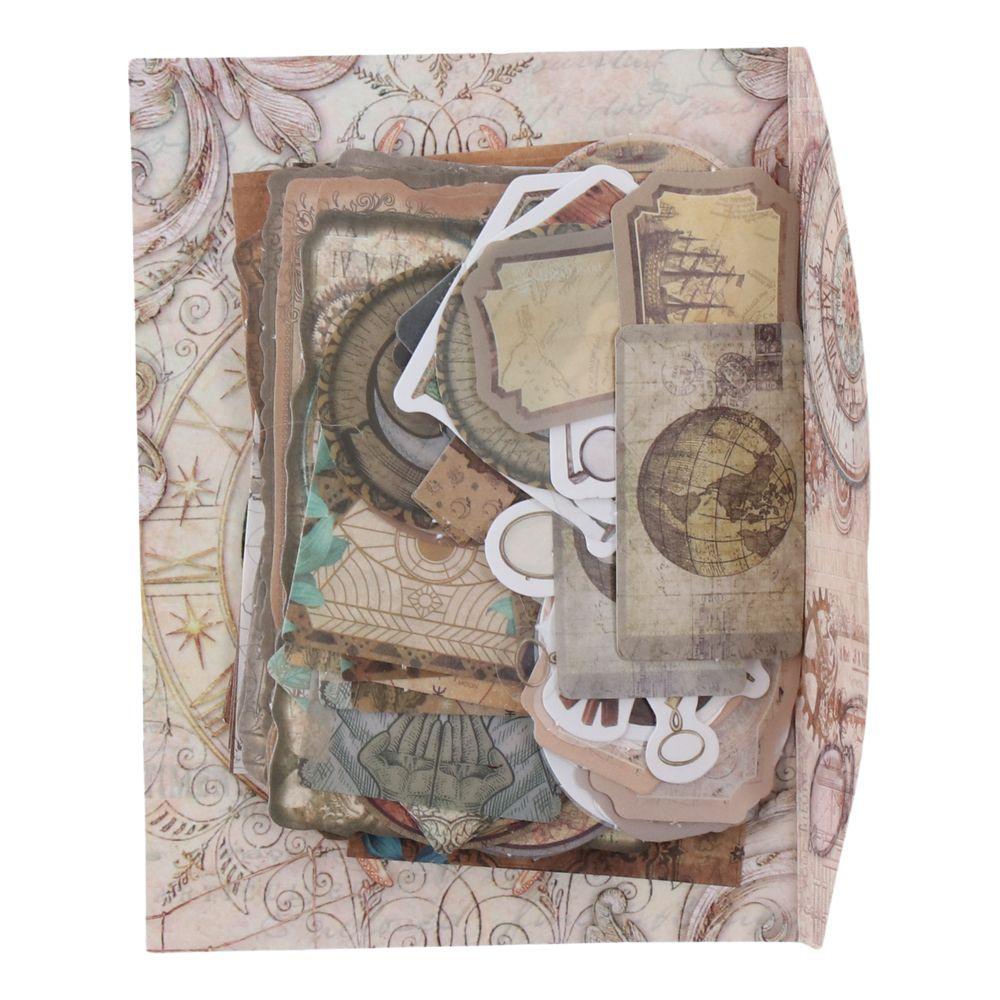 

40-95 мм винтажные принадлежности для скрапбукинга, бумага для декупажа, наклейки для скрапбукинга для коллажа