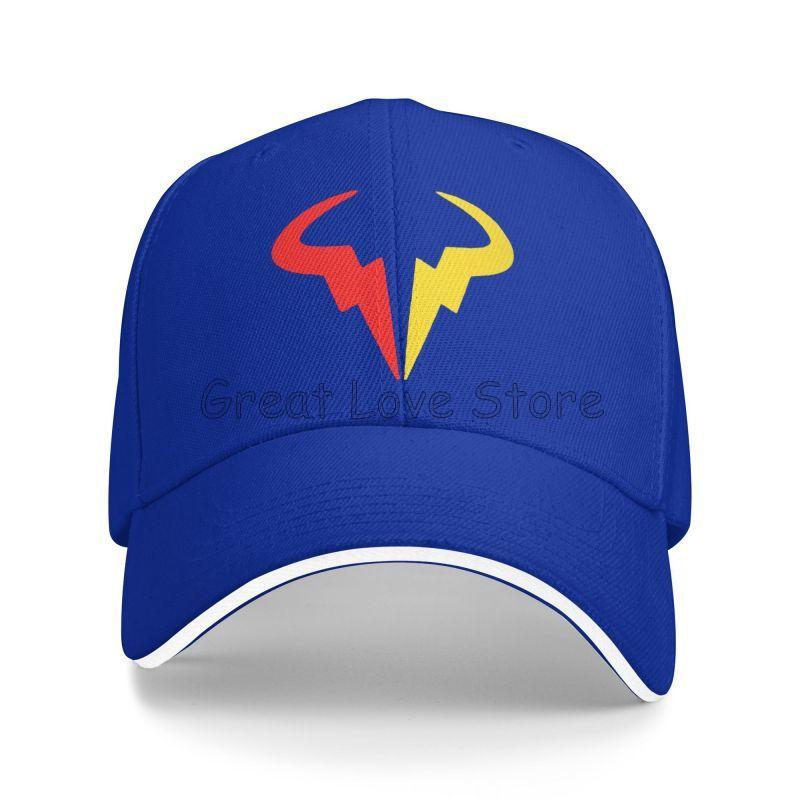 Rafael Nadal RN Rafa Print Baseball Cap Women Summer Outdoor Sport Sun Protector Bucket Hats Men Snapback Cap Dad Hat Golf Hat