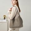 Large Bag Portable Leather Shoulder Bag Cowhide Niche Commuter High Sense Large Capacity Women's Tote Bag