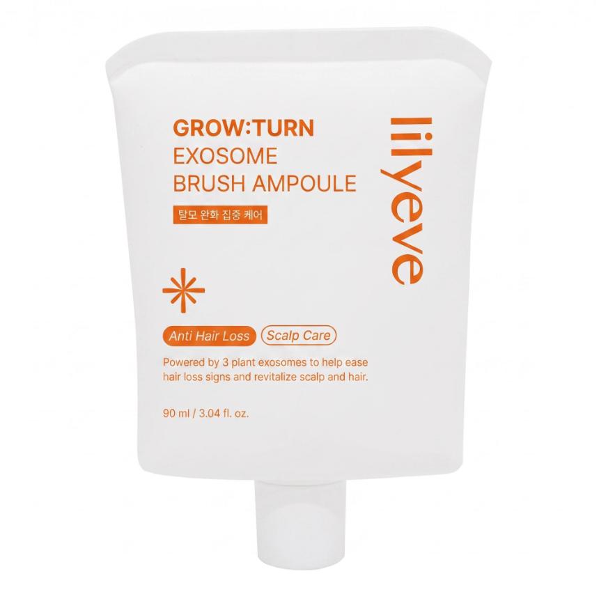 lilyeve Growturn Cepillo para Cuero Cabelludo Ampolla Exosoma / Colágeno Rosa / Hialurónico Azul / CICA PDRN / Negro / Dorado 30ml 100ml 140ml (8 Tipos, 30 Opciones)