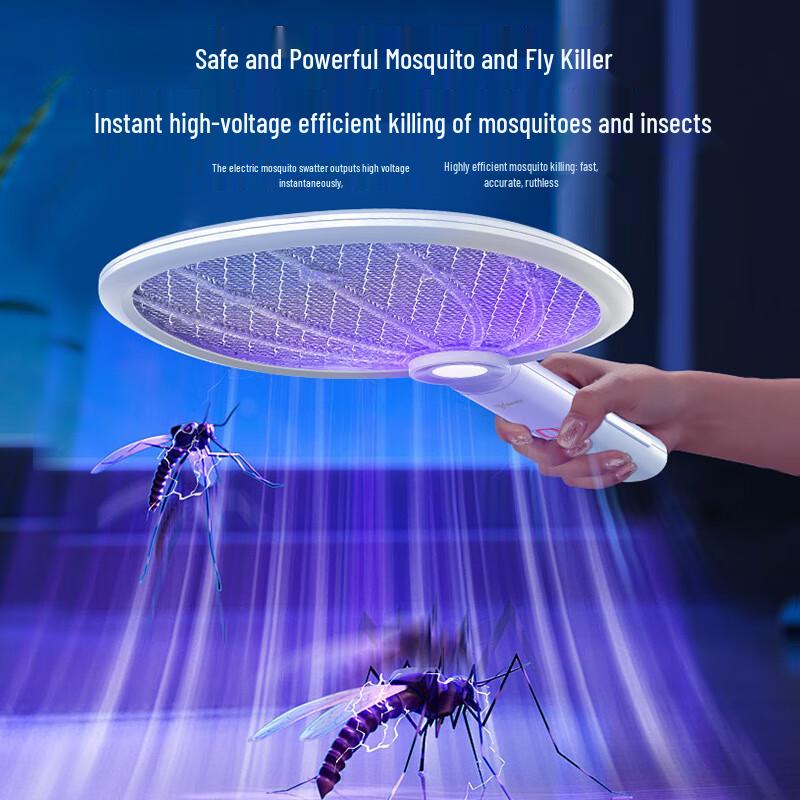 Geometric Horse 2-in-1 Electric Mosquito Swatter