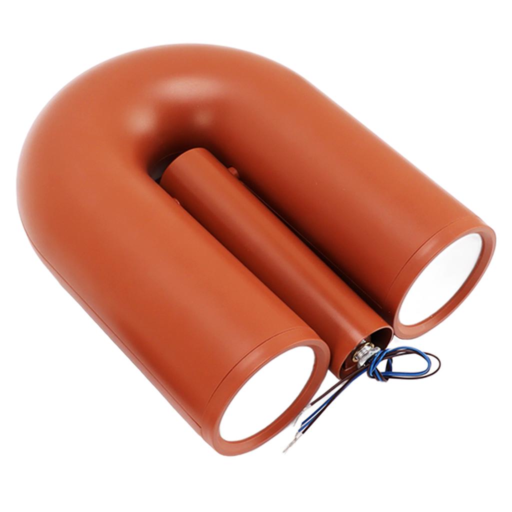 U Shape Wall Lamp Iron ABS Nordic Modern Warm Light Decorative Wall Mounted U Shape Lantern for