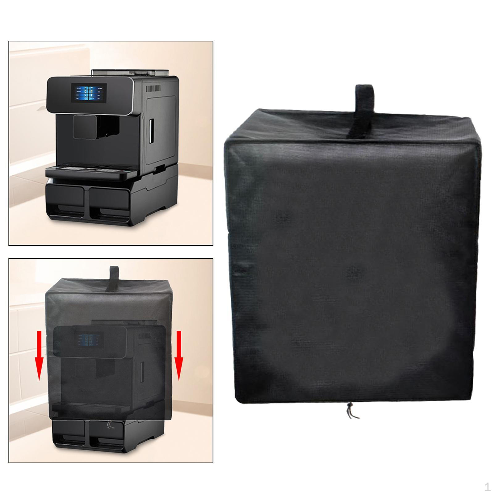 

Coffee Maker Appliance Cover Dust Waterproof Accessory Easily Install Protection for Office
