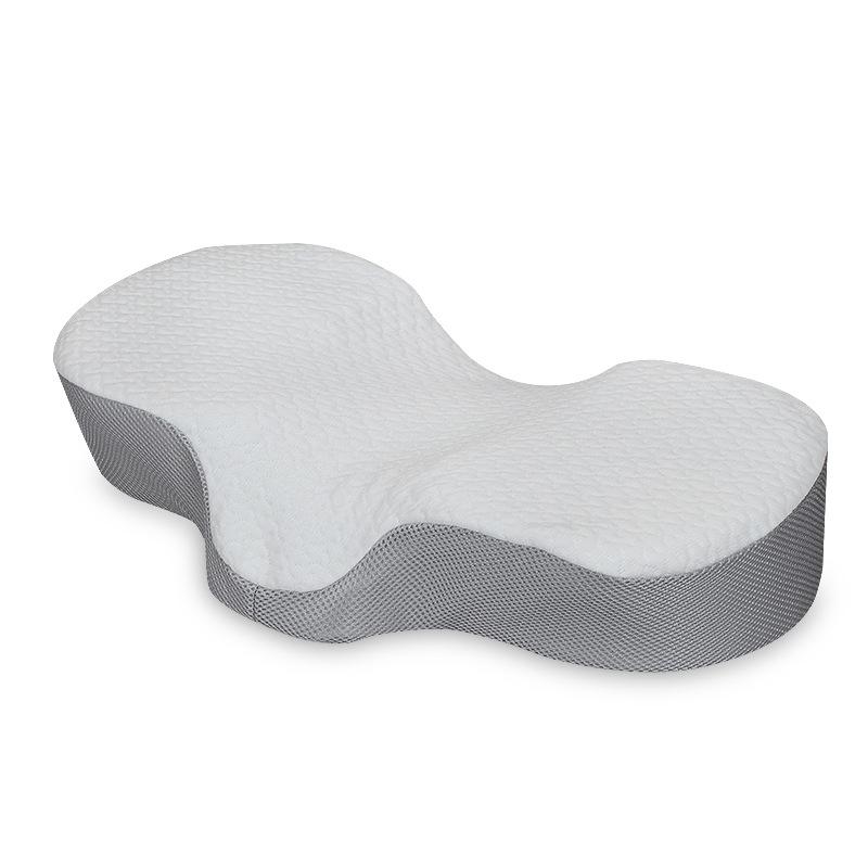 Cuscino in memory foam per letto, protezione per il collo, cuscini per dormire a forma di fiocco, supporto per la testa, ortopedico, relax, salute, cervicale, collo