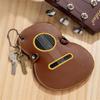 Embroidered Guitar Pick Storage Bag with Large Capacity Slots and Hanging Ornament