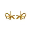 925 Sterling Silver Jewelry Cute Bowknot Stud Earrings for Women Girls Party Jewelry For Girls Friend Gift