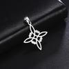 Witch Knot Pendant Stainless Steel Celtic Knots Charms For Necklace Jewelry Making Diy Accessories Witchcraft Amulet Gifts