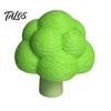 Juguete de descompresión de frutas y verduras impresas en 3D Talos, Juguete de pixel de fruta flexible y elástico para alivio de la ansiedad, Adorno de escritorio portátil Estrés