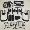Compatible Decorative Parts for Ford Ranger T9: Headlight Cover, Taillight Frame, and Door Handle for 2022+ Pickup Trucks.