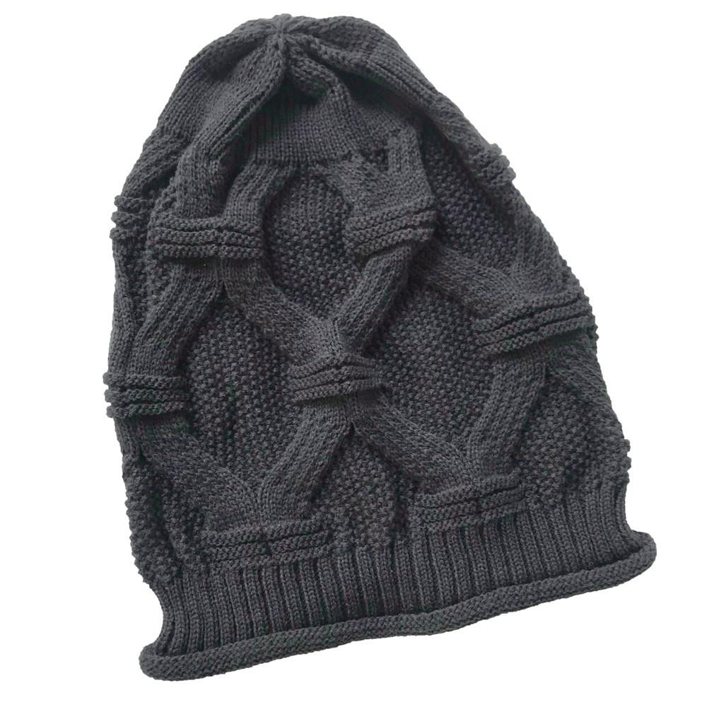 Women Casual Outdoor Knitted Hats Crochet Knit Hip-hop Cap Woolen Caps