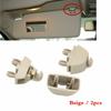 2x Sun Visor Clip Hook for VW Polo Passat Skoda Seat 2012-2015 6R0857561Y20 Car Inner Sun Visor Hanger Holder Clips