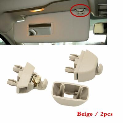 2x Sonnenblenden-Clip-Haken für VW Polo Passat Skoda Seat 2012-2015 6R0857561Y20 Auto Innen Sonnenblenden-Halter Halter Clips