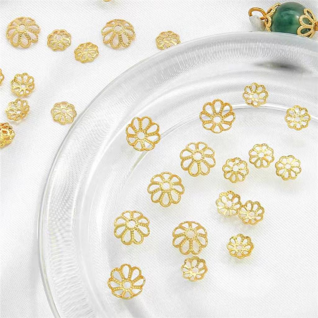 Approximately 190 Pieces of Flower Bead Tsumami Pearl Flower Accessory Craft Handmade DIY Supplies [Arti-Cipes] Seals, Caps, Zaiku, Buds, Fittings,