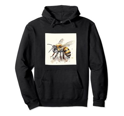 Bee, Honeybee, Bumblebee Watercolor Graphic Hoodie