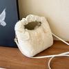 Luxury Designer Winter Plush Shoulder Bag for Women Soft Ladies Clutch Purse Cute Fashi Party Underarm Handbag