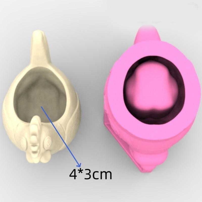 Silikon-Blumentopf-Form Hahn-Form Silikon-Bastelform zum Basteln von Sukkulenten-Pflanzgefäßen und Heimdekorationsprojekt