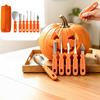 7 Stück/Set Halloween Kürbis DIY Schnitzen Edelstahl Kürbis Laterne Obstschale Handgemachte Schnitzwerkzeuge 1