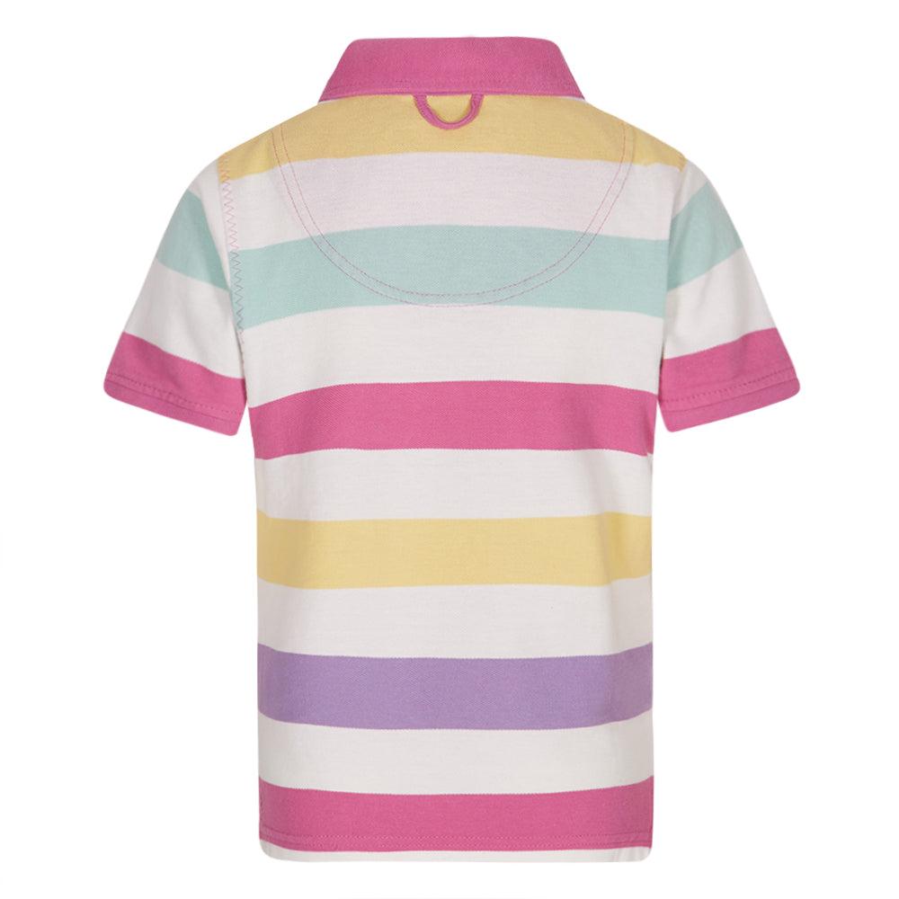Lazy Jacks Girls Stripe Polo Shirt