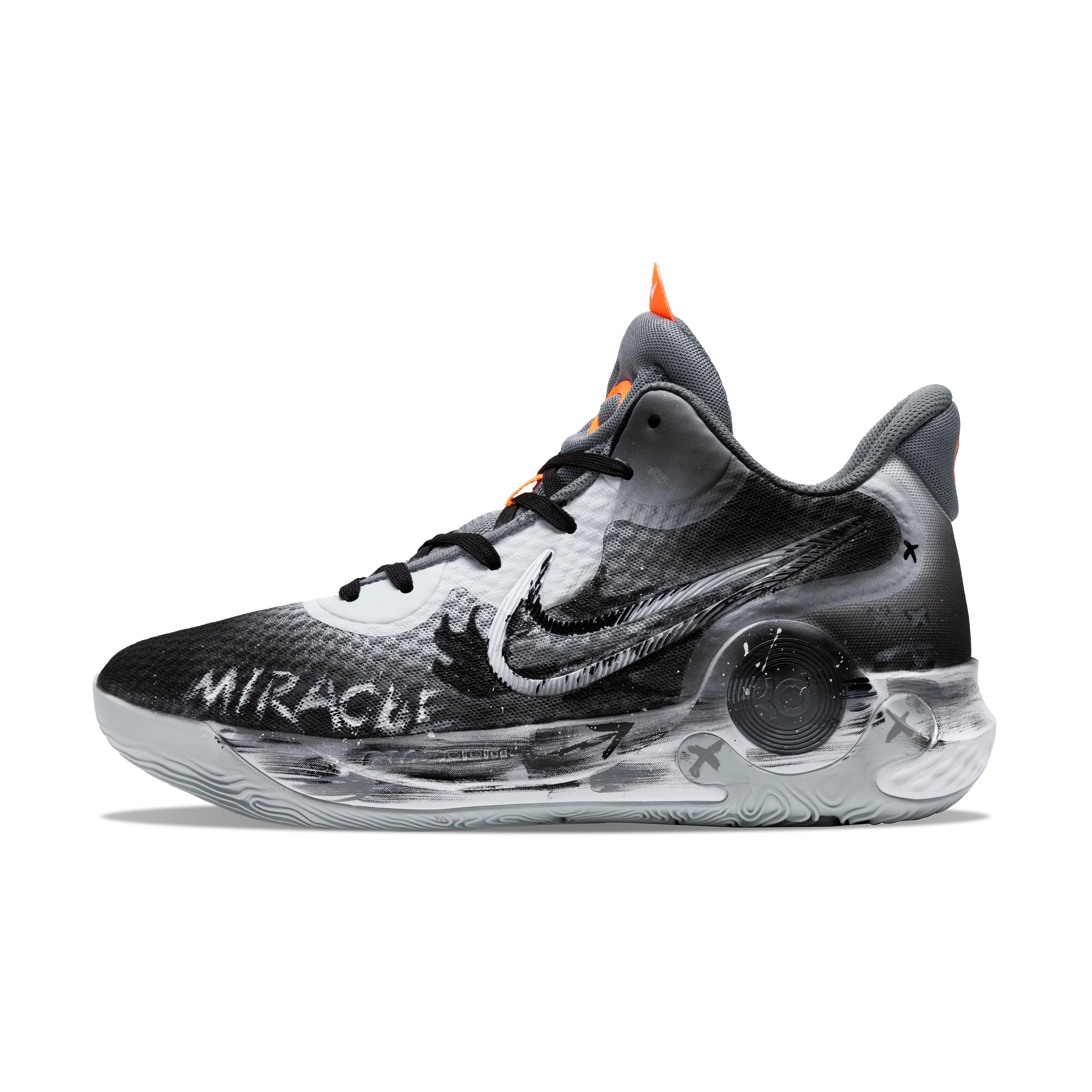 Баскетбольные кроссовки Nike KD Trey 5 IX Унисекс Низкие Черный Серый Цвет CW3402-011(Команда244-) 40.5