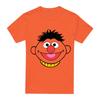 Sesame Street Unisex Adult Ernie Full Face Ringspun Cotton T-Shirt