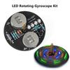 Led Rotating Gyroscope Diy Kit Blinking Lights Circuit Board Soldering Practice Electronics Kit For Beginner Soldering Learning