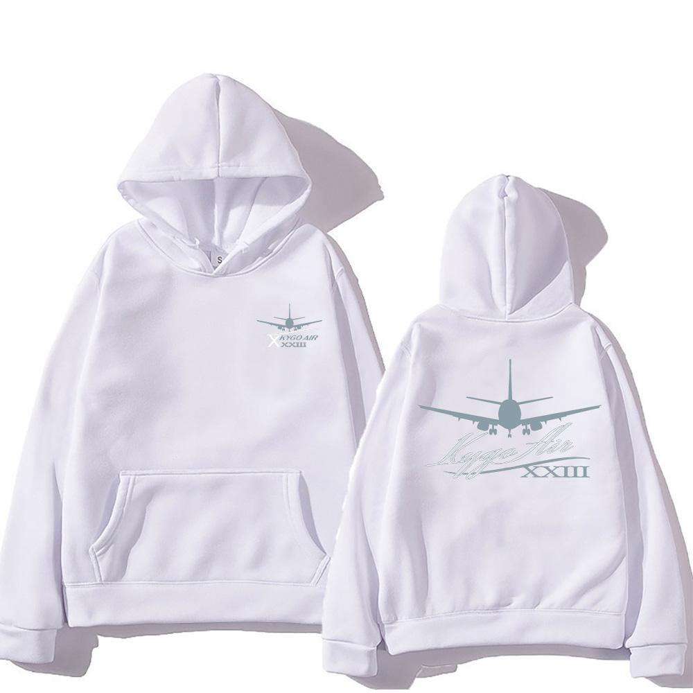 Kygo Air Sweat à capuche Homme Femme Mode Automne Hiver avec Capuche Manches Longues Vêtements Pull Graphique Deux Côtés