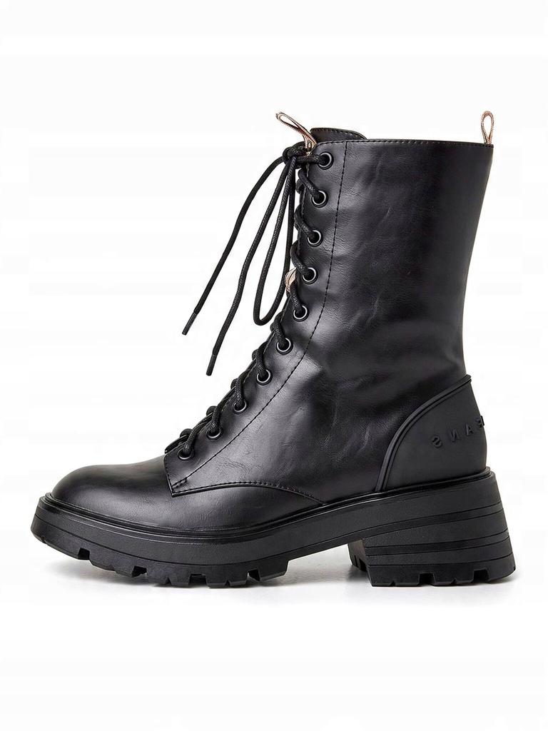 Pepe Jeans Soda Block Damskie Buty Czarne Botki Za Kostkę 38 Awe