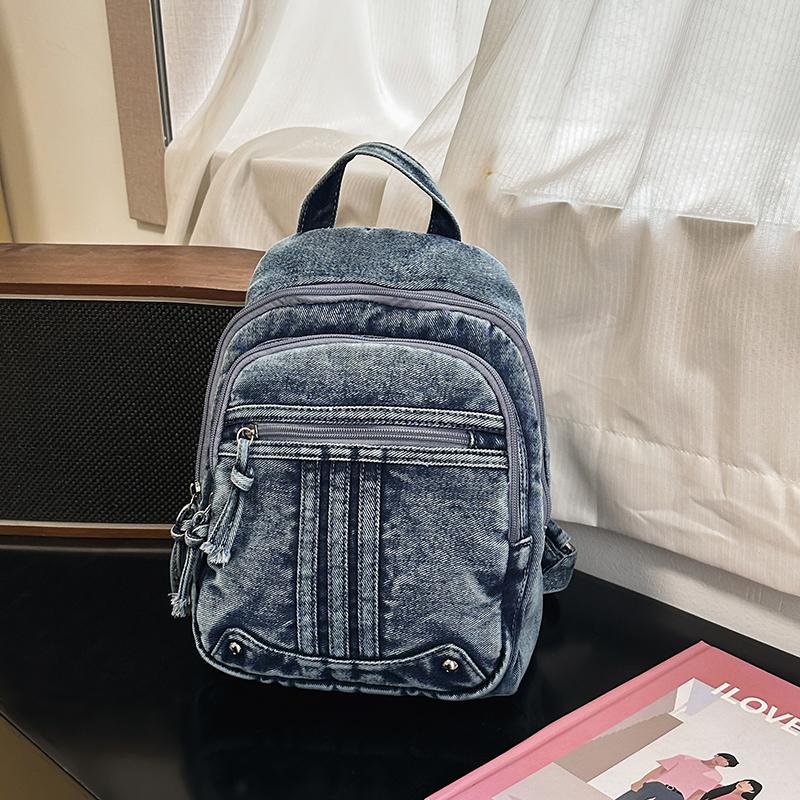 Bull Backpack Large Capacity Multi-Pocket Retro Backpack