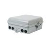 16-Core Outdoor Fiber Optic Distribution & Splitter Box, Waterproof 1-to-16 Optical Multi-Core Box