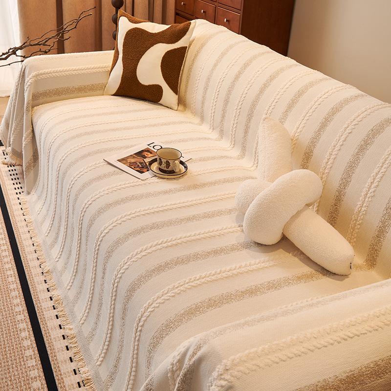 High-end Sofa Towel Light Luxury Style Modern Simple Winter Thick Sofa Cover Cloth Non-slip Anti-cat Scratch Sofa Cover
