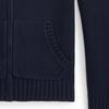 Polo Ralph Lauren Sweater FW24 Solid Color Logo Embroidered Half High Neck Zipper Long Sleeve Knit Kids sweaters Deep-Blue CWPOSWEY6820537-410