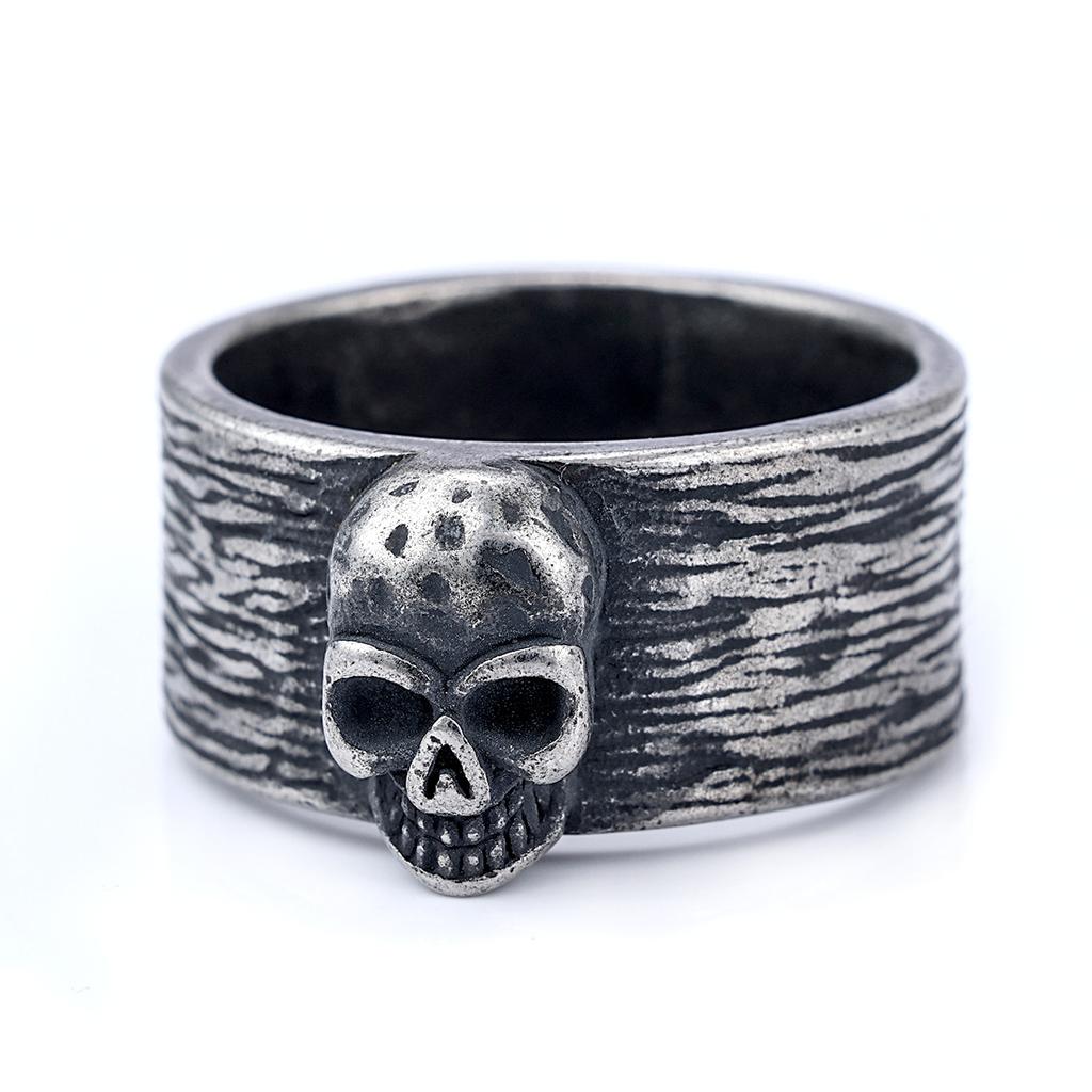 Vintage Punk Style Wielowzór Czaszki Pierścionki Unisex Biker Fajne Akcesoria na Palce